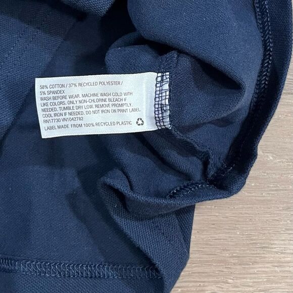 Cat & Jack Boys Navy Blue Short Sleeve School Uniform Polo Shirts S 6/7 - Picture 5 of 6